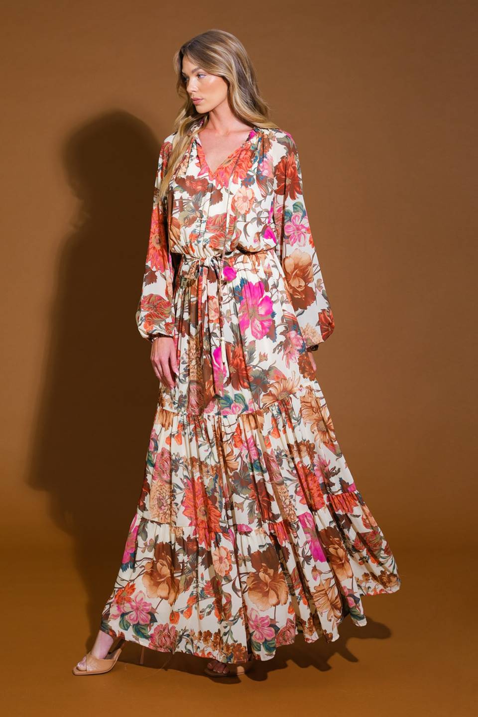 LIVIN' MY BEST LIFE WOVEN MAXI DRESS Flying Tomato